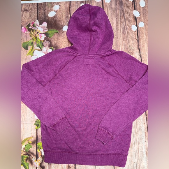 American Eagle Outfitters Purple Hoodie with Teal Logo - Picture 3 of 6